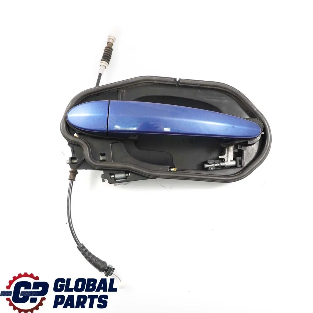 Complete Front Left Grab Handle N/S Montegoblau Montego Blue A51 to BMW X3 E83 with Part number 3402592 BMW X3 E83 Complete Front Left Grab Handle N/S Montegoblau Montego Blue A51 - SKU rhd-3402592-MTB - Part number 3402592