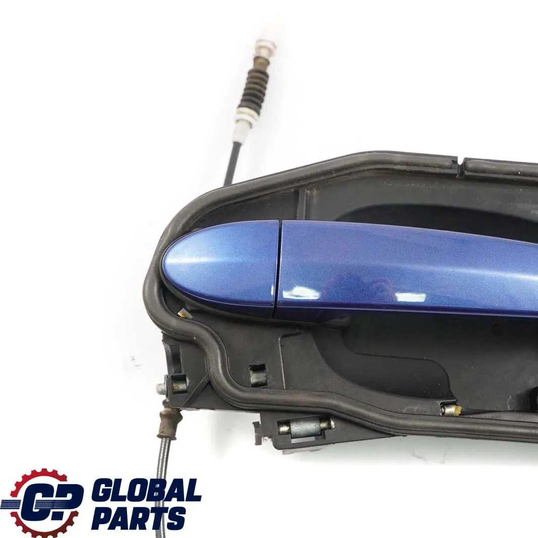 Complete Front Left Grab Handle N/S Montegoblau Montego Blue A51 to BMW X3 E83 with Part number 3402592 BMW X3 E83 Complete Front Left Grab Handle N/S Montegoblau Montego Blue A51 - SKU rhd-3402592-MTB - Part number 3402592
