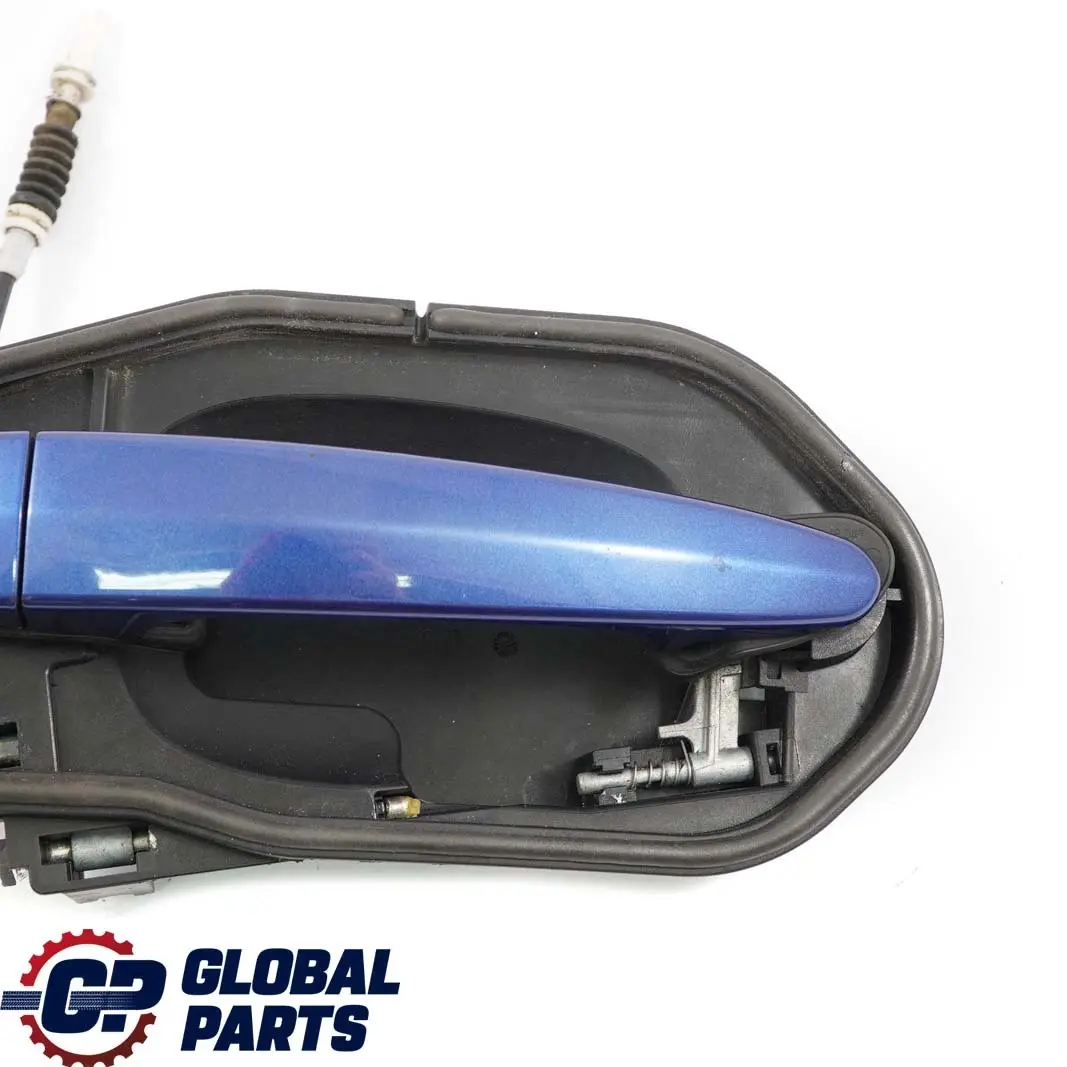 Complete Front Left Grab Handle N/S Montegoblau Montego Blue A51 to BMW X3 E83 with Part number 3402592 BMW X3 E83 Complete Front Left Grab Handle N/S Montegoblau Montego Blue A51 - SKU rhd-3402592-MTB - Part number 3402592