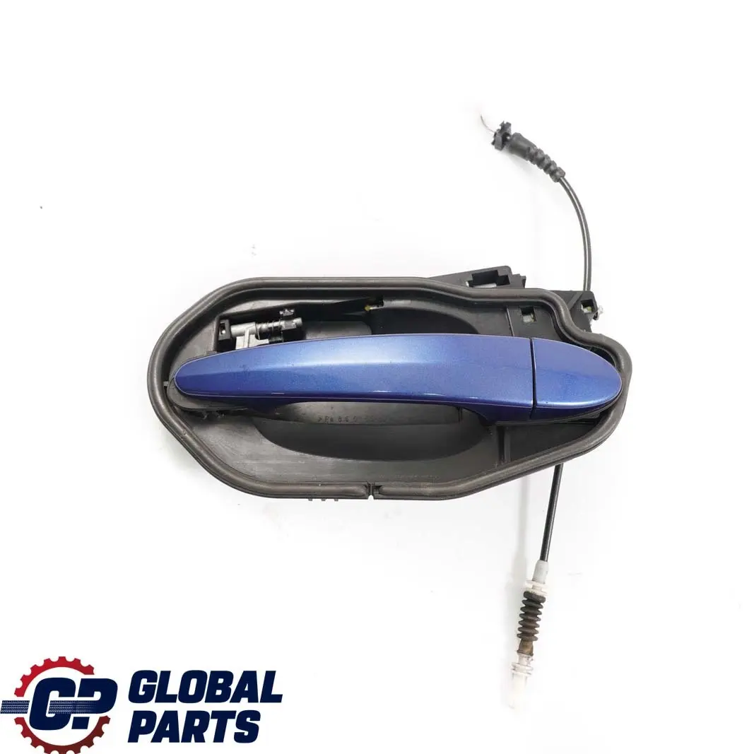 Complete Front Left Grab Handle N/S Montegoblau Montego Blue A51 to BMW X3 E83 with Part number 3402592 BMW X3 E83 Complete Front Left Grab Handle N/S Montegoblau Montego Blue A51 - SKU rhd-3402592-MTB - Part number 3402592