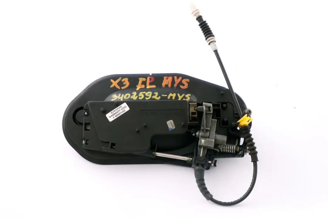 Complete Front Left Grab Handle N/S Mysticblau Mystic Blue to BMW X3 Series E83 with Part number 3402592 BMW X3 Series E83 Complete Front Left Grab Handle N/S Mysticblau Mystic Blue - SKU rhd-3402592-MYS - Part number 3402592