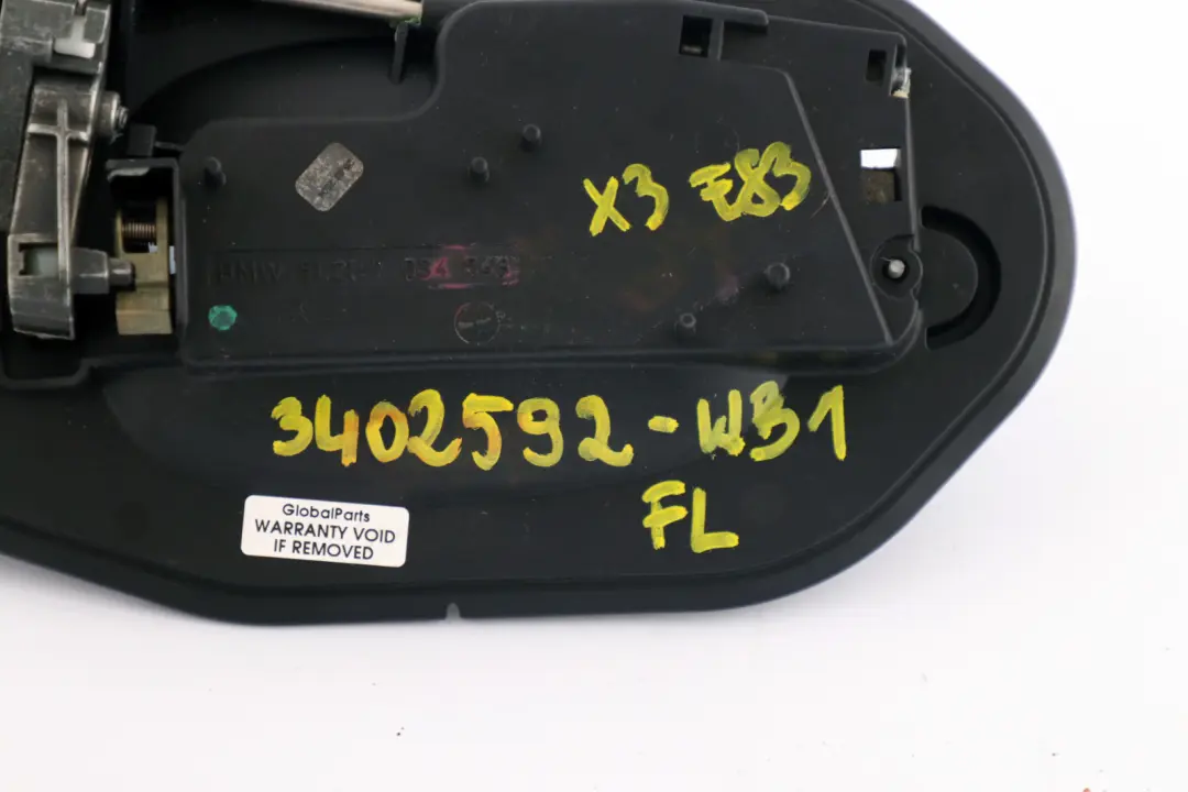 Complete Front Left Grab Handle N/S Bluewater Metallic 896 to BMW X3 Series E83 with Part number 3402592 BMW X3 Series E83 Complete Front Left Grab Handle N/S Bluewater Metallic 896 - SKU rhd-3402592-WB1 - Part number 3402592