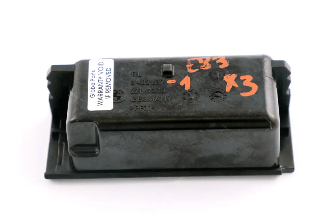 BMW X3 Series E83 E83N LCI Front Centre Ashtray Insert Black - SKU rhd-3402637-1 - Part number 3402637