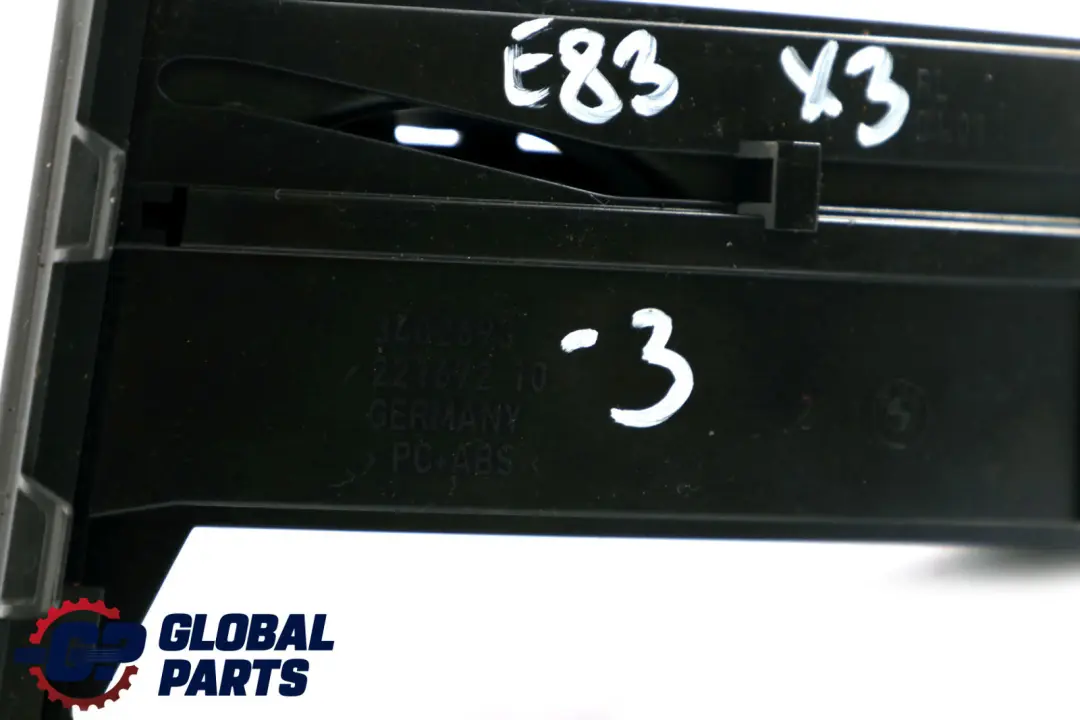 BMW X3 Series 3 E83 Cup Drink Holder Drivers Right O/S Schwarz Black - SKU rhd-3402693-3 - Part number 3402693