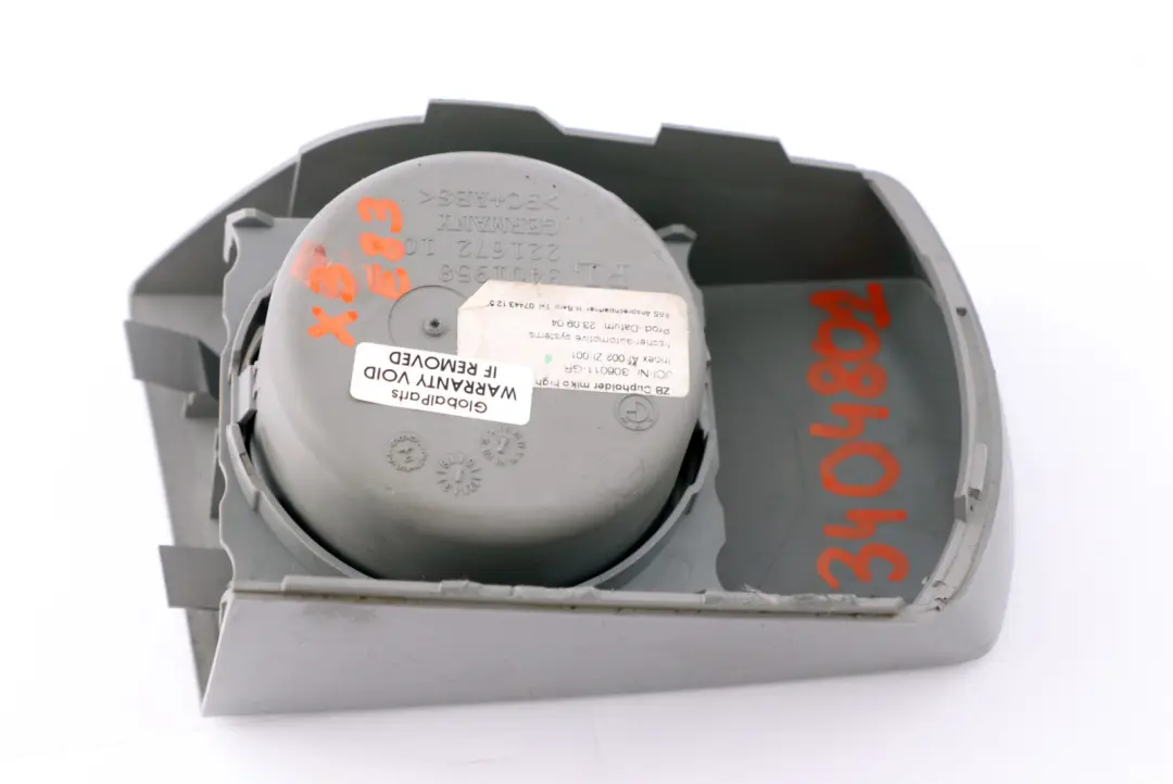 Holder Center Console Drinks Schwarz Grey to BMW X3 Series E83 Cup with Part number 3404802 BMW X3 Series E83 Cup Holder Center Console Drinks Schwarz Grey - SKU rhd-3404802 - Part number 3404802