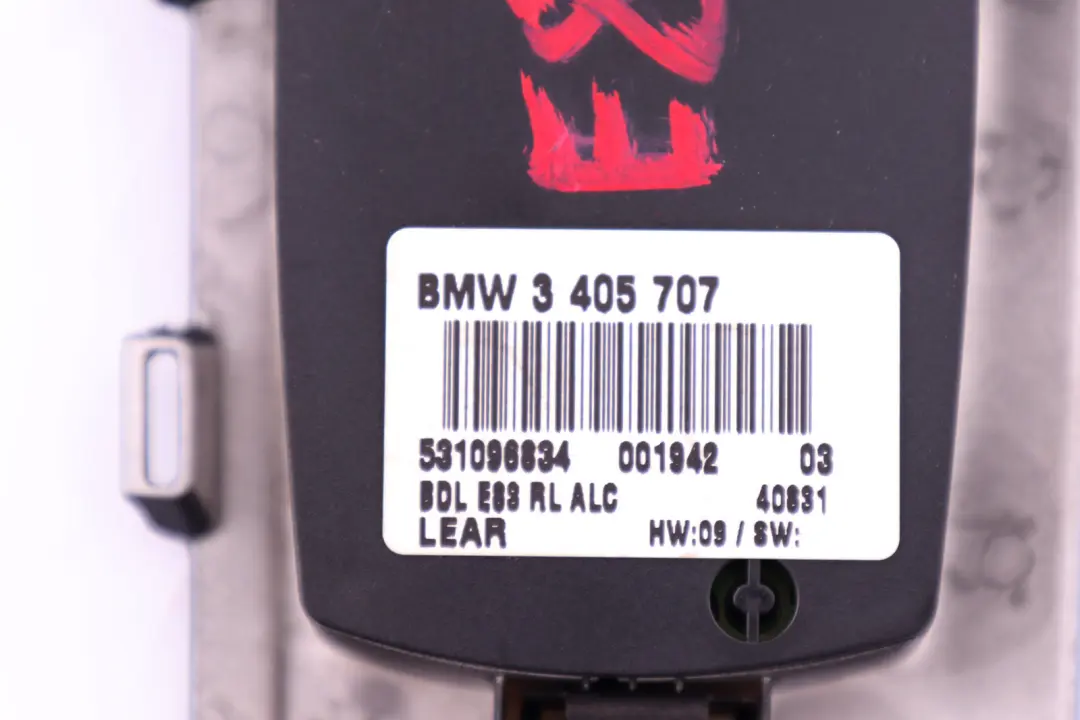 BMW X3 Series E83 LCI Light Headlight Control Element Switch Panel - SKU rhd-3405707 - Part number 3405707