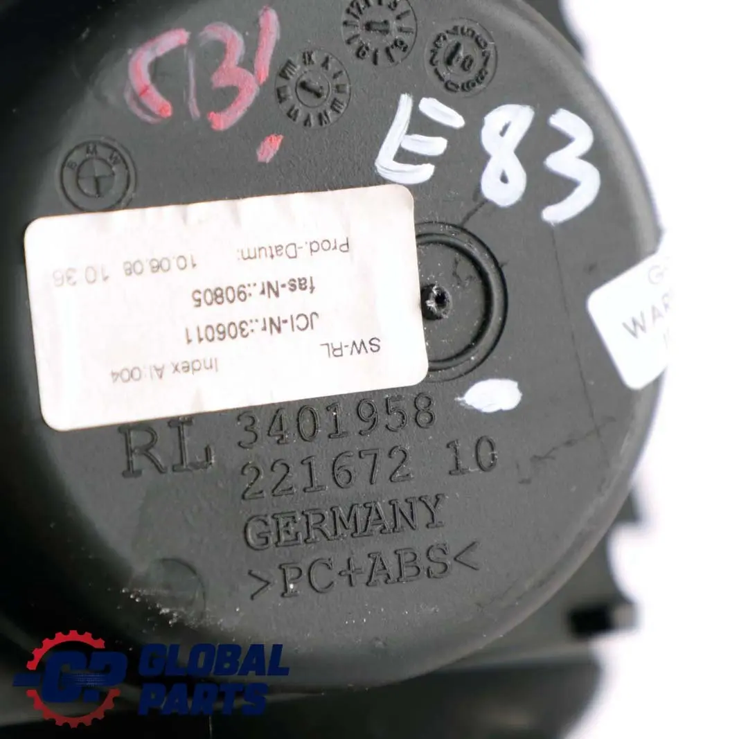 BMW X3 Series E83 Cup Holder Center Console Drinks Schwarz Black - SKU rhd-3405754 - Part number 3405754