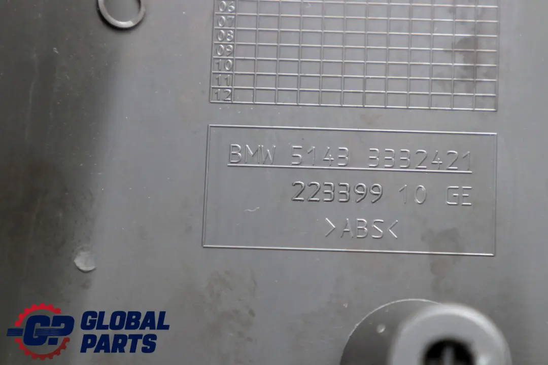 E83N LCI Lateral Trim Panel Front Left N/S Black 3332421 to BMW X3 Series E83 with Part number 3411661 BMW X3 Series E83 E83N LCI Lateral Trim Panel Front Left N/S Black 3332421 - SKU rhd-3411661 - Part number 3411661