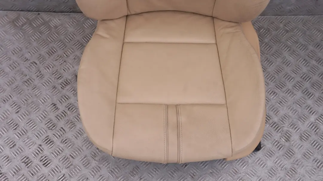 Front Left N/S Passenger Side Beige Leather Seat Heated Memory to BMW X3 Series E83 with Part number 3412196 BMW X3 Series E83 Front Left N/S Passenger Side Beige Leather Seat Heated Memory - SKU rhd-3412196-2 - Part number 3412196