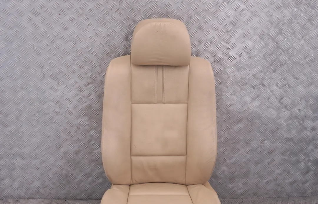 Front Left N/S Passenger Side Beige Leather Seat Heated Memory to BMW X3 Series E83 with Part number 3412196 BMW X3 Series E83 Front Left N/S Passenger Side Beige Leather Seat Heated Memory - SKU rhd-3412196-2 - Part number 3412196