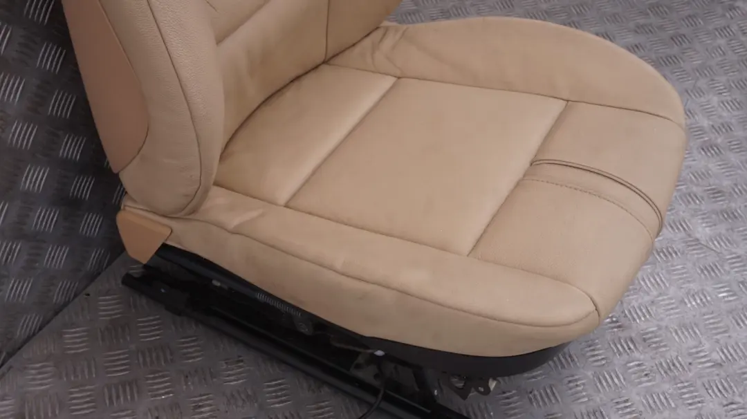 Front Left N/S Passenger Side Beige Leather Seat Heated Memory to BMW X3 Series E83 with Part number 3412196 BMW X3 Series E83 Front Left N/S Passenger Side Beige Leather Seat Heated Memory - SKU rhd-3412196-2 - Part number 3412196