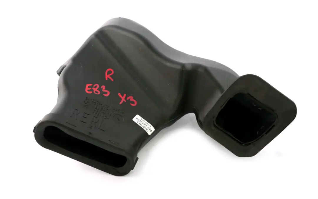 Floor Heater Right O/S Duct Channel to BMW X3 Series E83 Rear with Part number 3412278 BMW X3 Series E83 Rear Floor Heater Right O/S Duct Channel - SKU rhd-3412278 - Part number 3412278