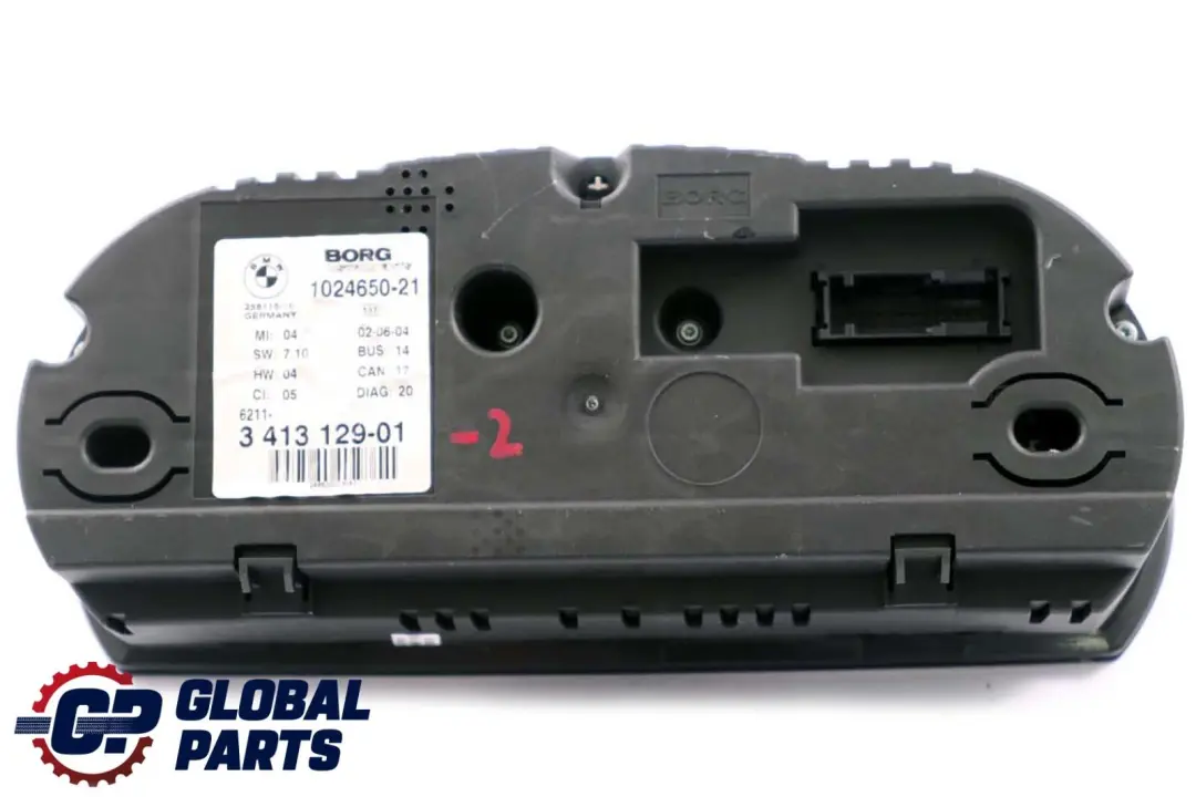 BMW X3 Series E83 2 Instrument Cluster Speedo Clocks Automatic Petrol - SKU rhd-3413129-2 - Part number 3413129