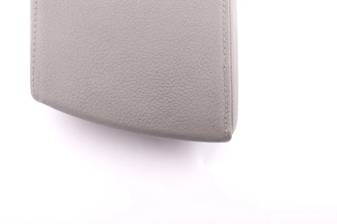 BMW X3 Series 1 E83 Cover Armrest Front Leather Grey Grau - SKU rhd-3414248-1 - Part number 3414248