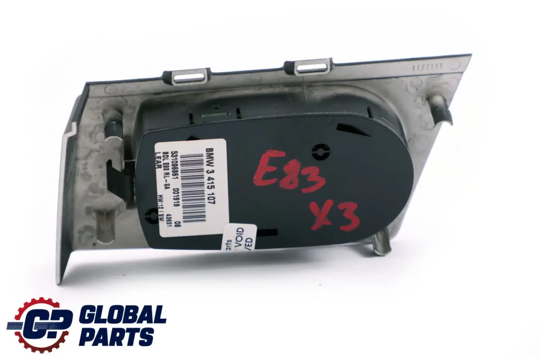 BMW X3 Series E83 Light Headlight Fog Lights Control Switch Panel - SKU rhd-3415107 - Part number 3415107
