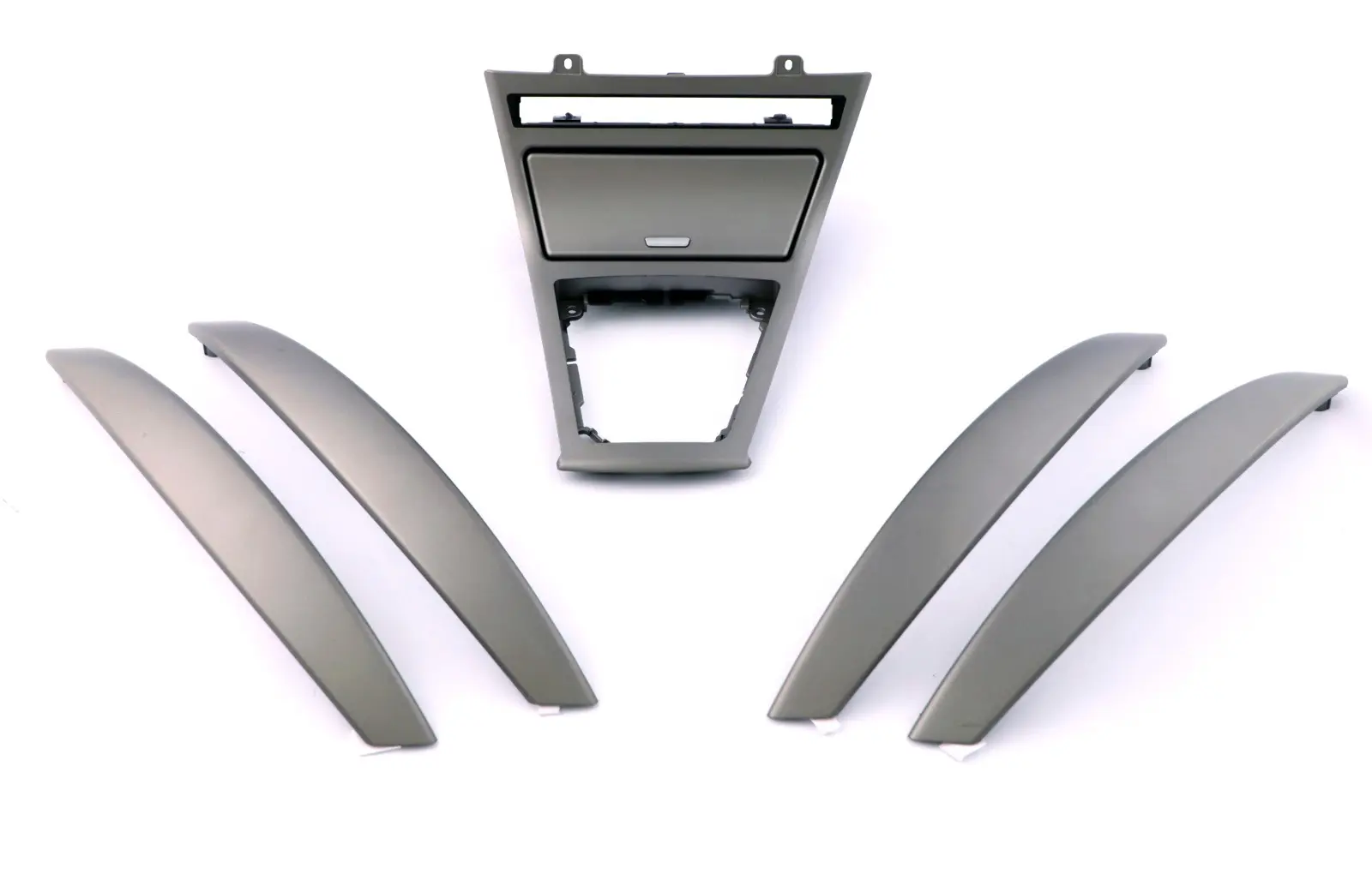 BMW X3 Series E83 Set Trim Strip Door Gearshift Gear Cover Titan Matt Silver