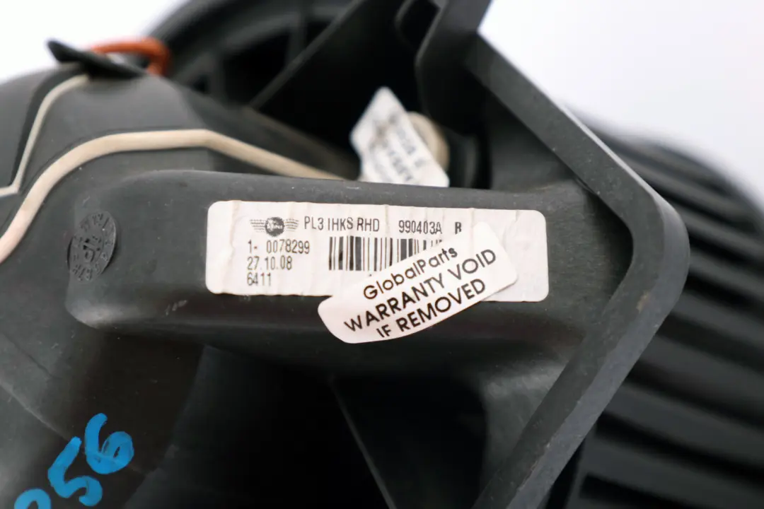 Mini Cooper One R55 R56 R57 R58 R60 Heater Blower Unit Fan PL3 IHKS 3422647 - SKU rhd-3422647 - Part number 64113422647
