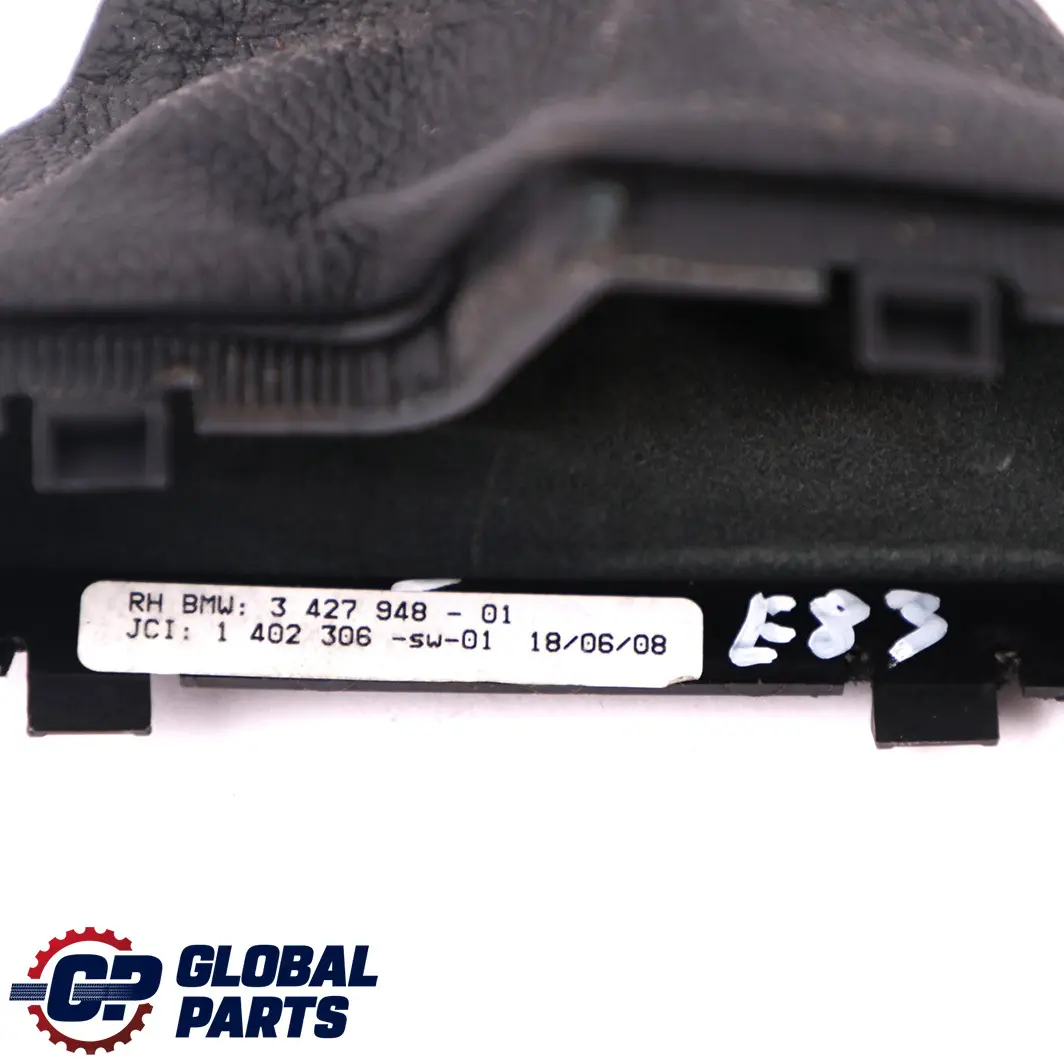 E83N LCI Leather Nevada Gear Lever Cover Selector Black to BMW X3 E83 with Part number 3427948 BMW X3 E83 E83N LCI Leather Nevada Gear Lever Cover Selector Black - SKU rhd-3427948 - Part number 3427948
