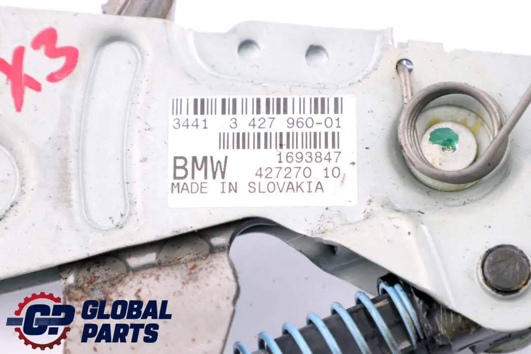 E83N Handbrake Hand Brake Lever Mechanism to BMW X3 Series E83 with Part number 3427960 BMW X3 Series E83 E83N Handbrake Hand Brake Lever Mechanism - SKU rhd-3427960 - Part number 3427960