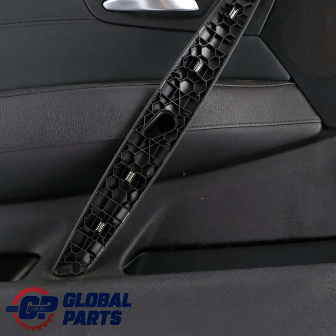 Front Left N/S Door Card Lining Trim Leather Black to BMW X3 Series E83 LCI with Part number 3439831 BMW X3 Series E83 LCI Front Left N/S Door Card Lining Trim Leather Black - SKU rhd-3439831 - Part number 3439831