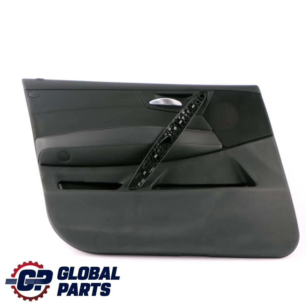 Front Left N/S Door Card Lining Trim Leather Black to BMW X3 Series E83 LCI with Part number 3439831 BMW X3 Series E83 LCI Front Left N/S Door Card Lining Trim Leather Black - SKU rhd-3439831 - Part number 3439831