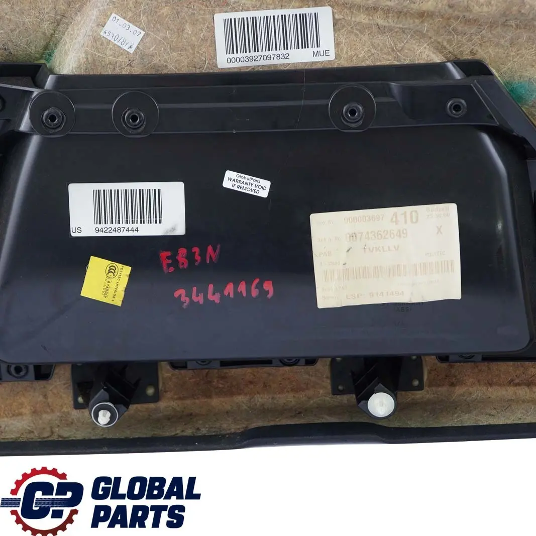 BMW X3 E83 LCI Front Left N/S Door Card Lining Cloth Leather Anthracite - SKU rhd-3441169 - Part number 3441169