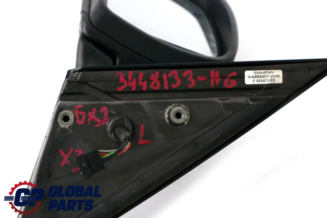 Heated Left Door N/S Wing Mirror Highland Gruen Green A11 to BMW X3 Series E83 with Part number 3448133 BMW X3 Series E83 Heated Left Door N/S Wing Mirror Highland Gruen Green A11 - SKU rhd-3448133-HG - Part number 3448133