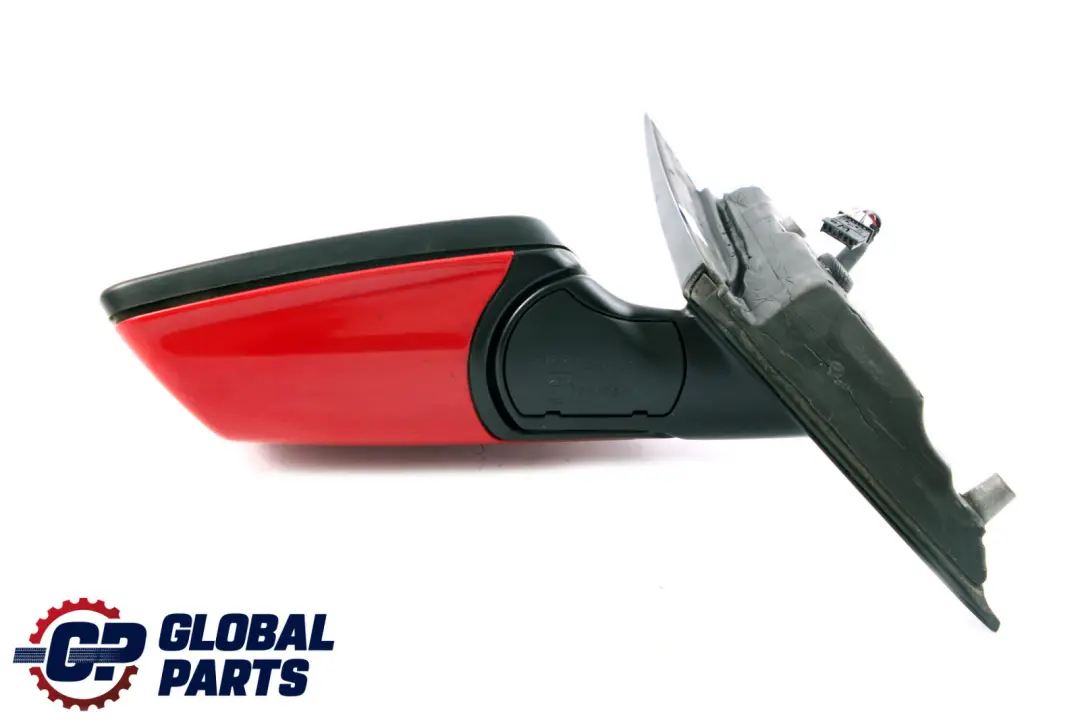 BMW X3 Series E83 Heated Left Door N/S Wing Mirror Karmesinrot Red - SKU rhd-3448133-KAR - Part number 3448133
