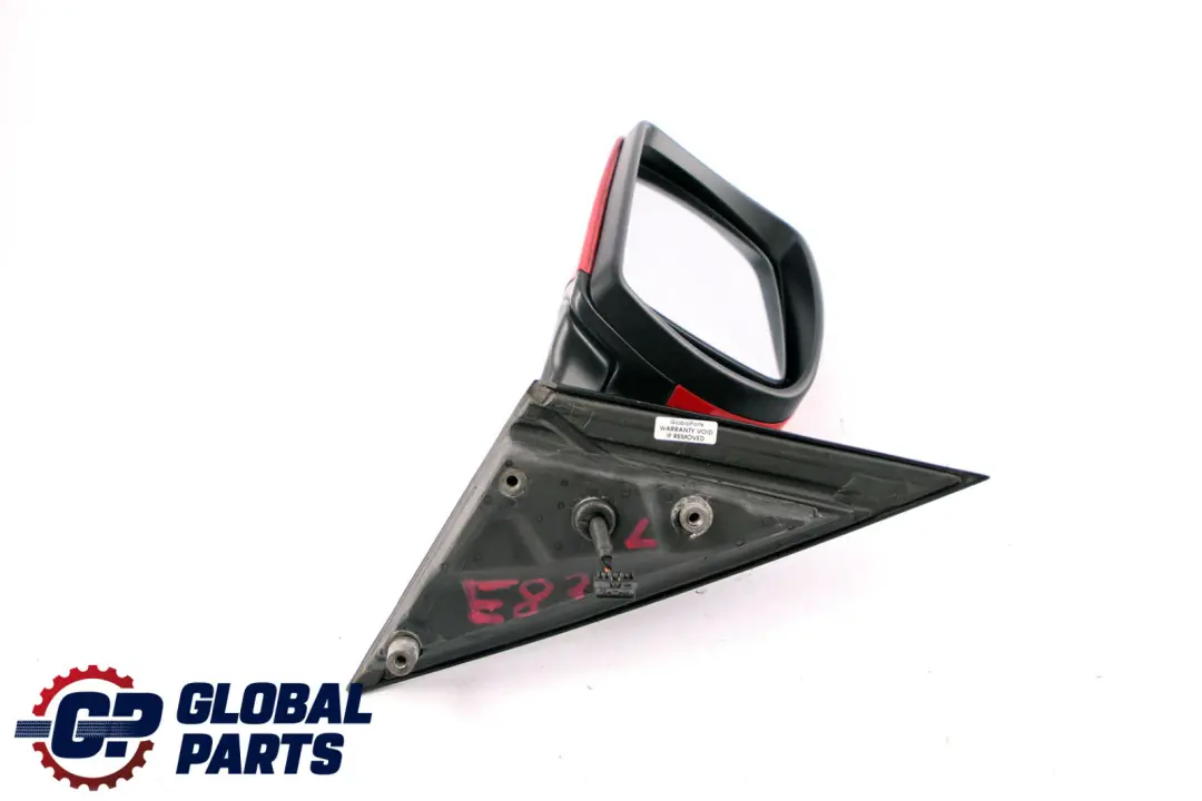 BMW X3 Series E83 Heated Left Door N/S Wing Mirror Karmesinrot Red - SKU rhd-3448133-KAR - Part number 3448133