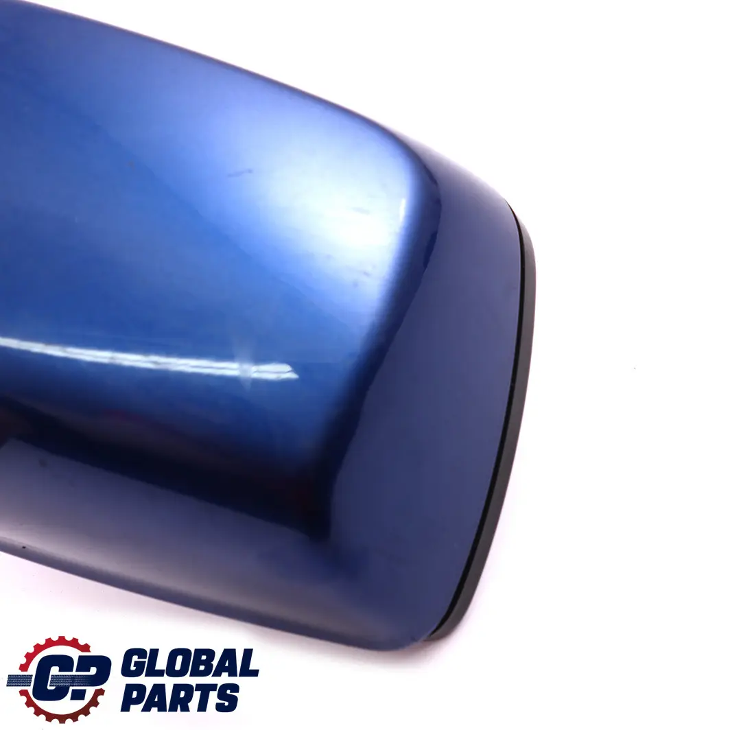 BMW X3 Series E83 Heated Left Door N/S Wing Mirror Montegoblau Montego Blue A51 - SKU rhd-3448133-MTB - Part number 3448133