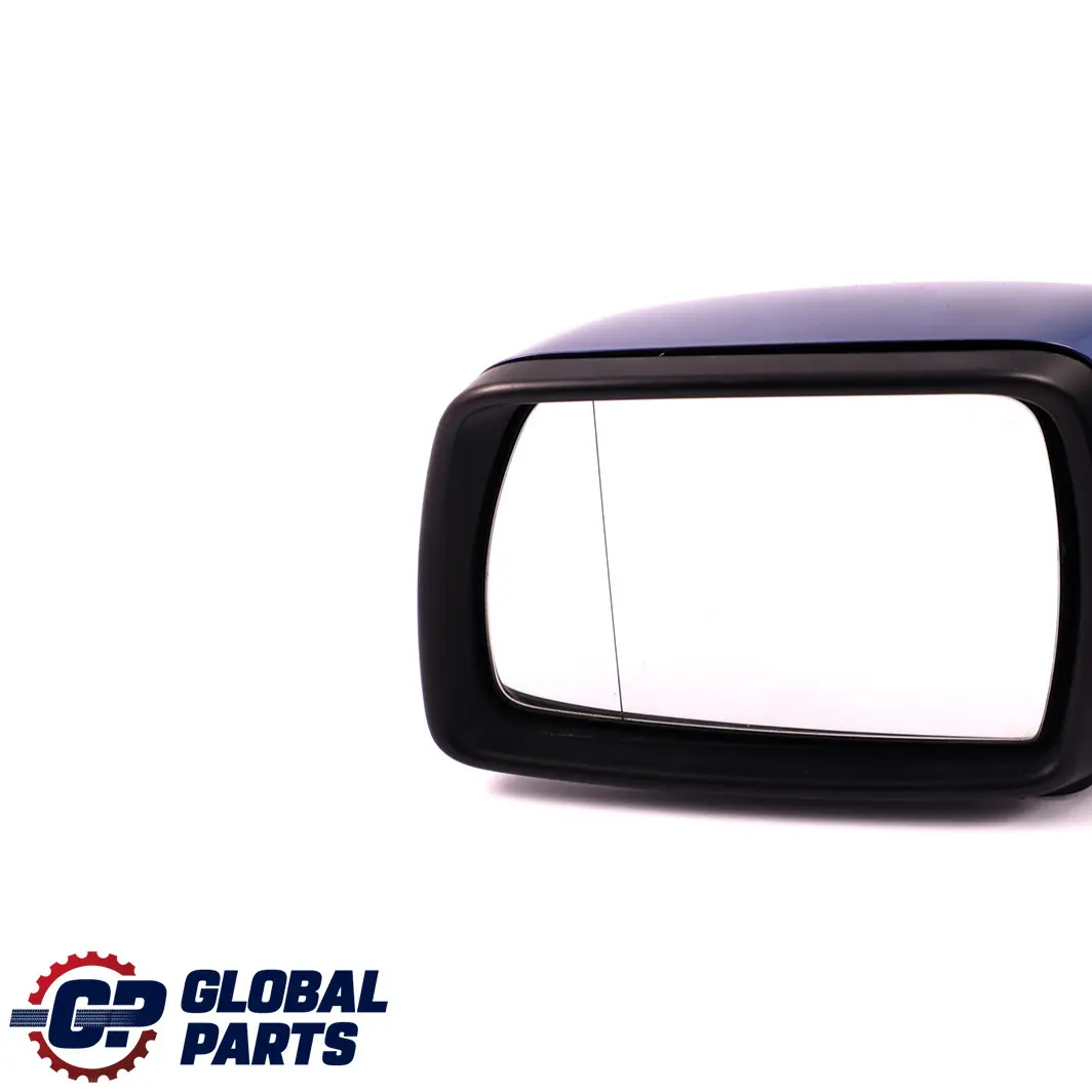 BMW X3 Series E83 Heated Left Door N/S Wing Mirror Montegoblau Montego Blue A51 - SKU rhd-3448133-MTB - Part number 3448133