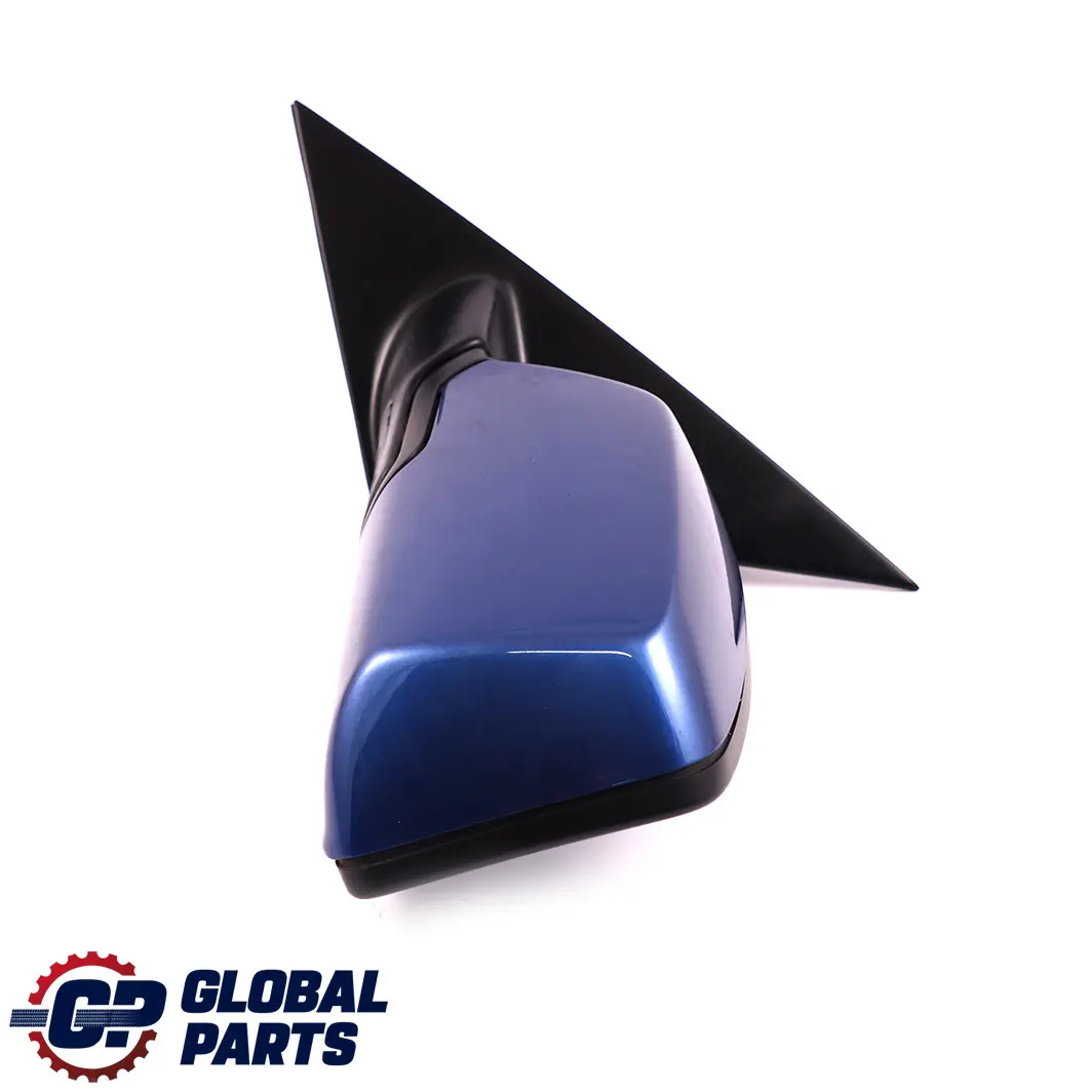 BMW X3 Series E83 Heated Left Door N/S Wing Mirror Montegoblau Montego Blue A51 - SKU rhd-3448133-MTB - Part number 3448133