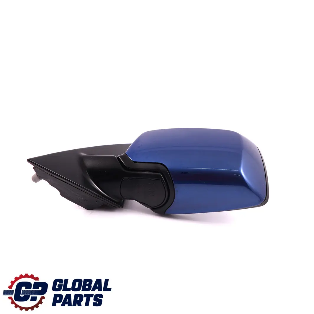 BMW X3 Series E83 Heated Left Door N/S Wing Mirror Montegoblau Montego Blue A51 - SKU rhd-3448133-MTB - Part number 3448133