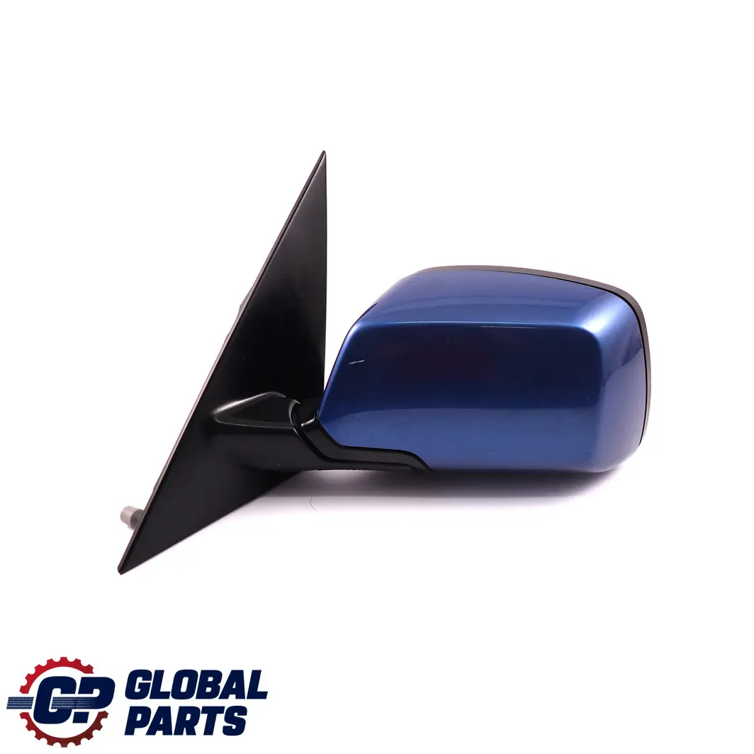 BMW X3 Series E83 Heated Left Door N/S Wing Mirror Montegoblau Montego Blue A51 - SKU rhd-3448133-MTB - Part number 3448133