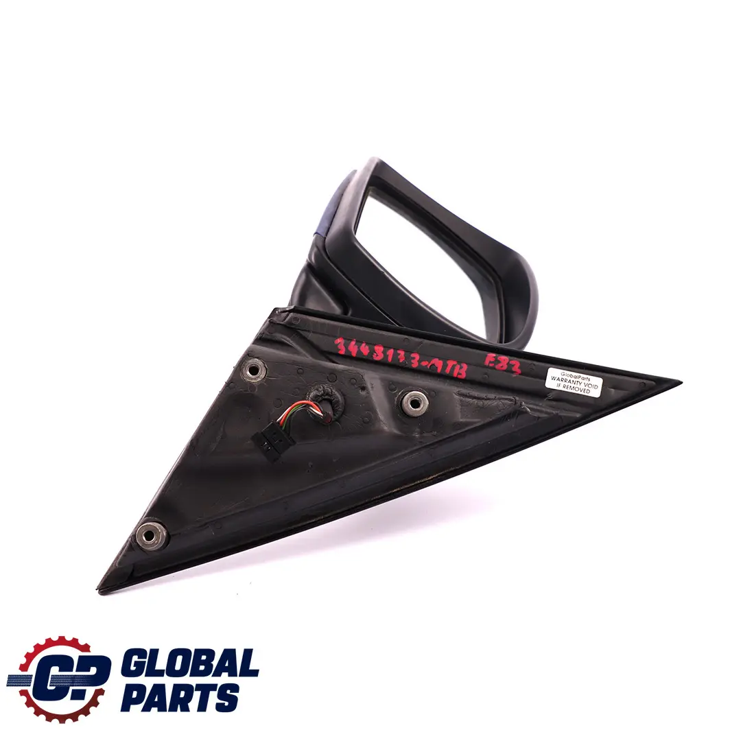 Heated Left Door N/S Wing Mirror Montegoblau Montego Blue A51 to BMW X3 Series E83 with Part number 3448133 BMW X3 Series E83 Heated Left Door N/S Wing Mirror Montegoblau Montego Blue A51 - SKU rhd-3448133-MTB - Part number 3448133