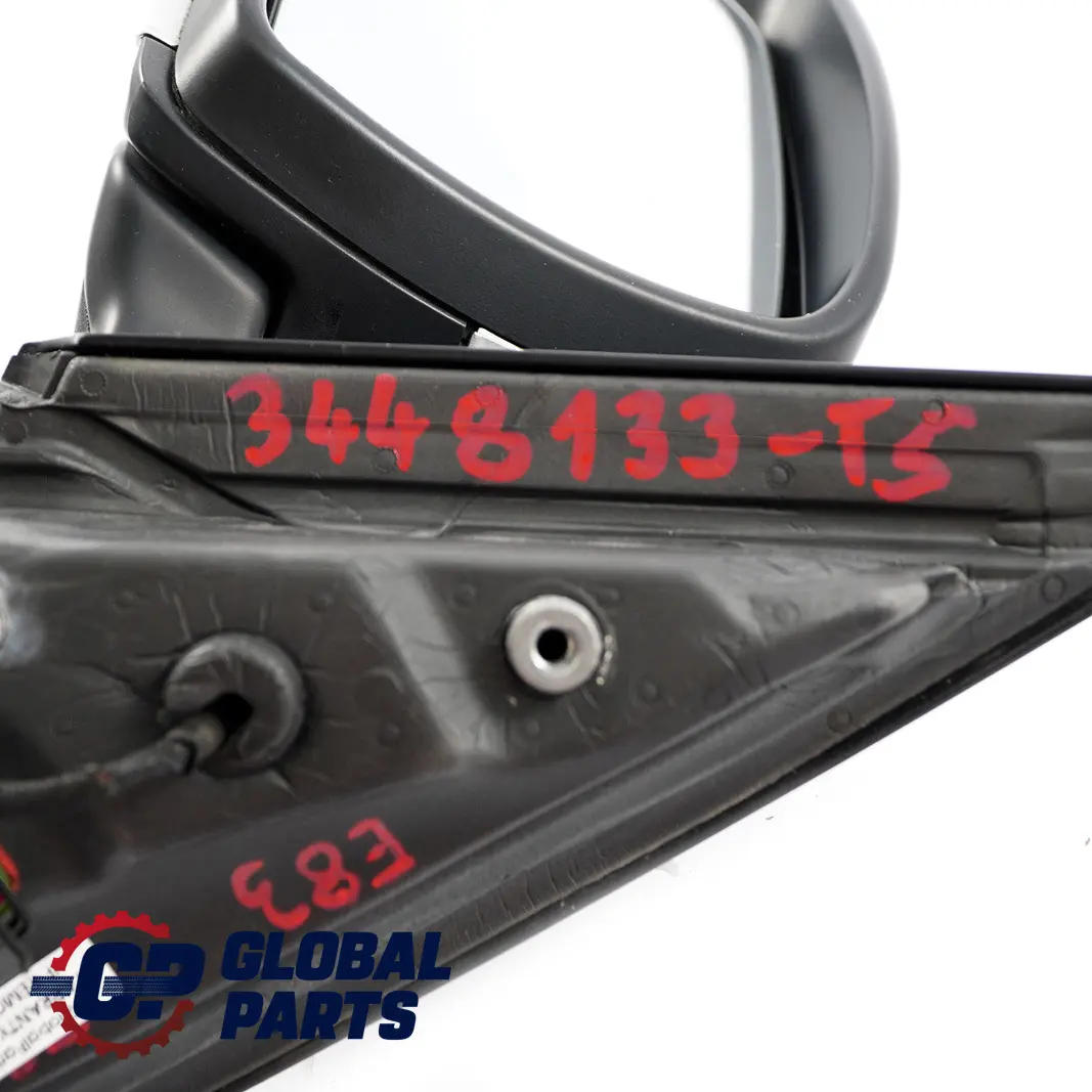 Heated Left Door Wing Mirror N/S Titansilber Silver 354 to BMW X3 Series E83 with Part number 3448133 BMW X3 Series E83 Heated Left Door Wing Mirror N/S Titansilber Silver 354 - SKU rhd-3448133-TS - Part number 3448133