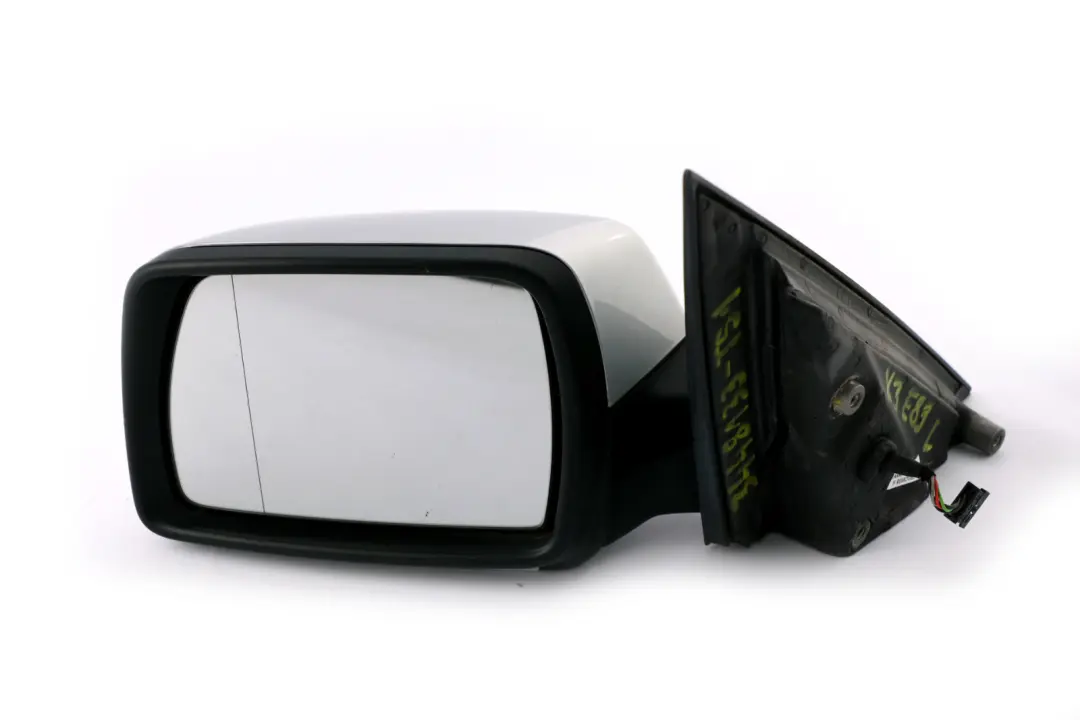BMW X3 Series 1 E83 Heated Left Door Wing Mirror N/S Titansilber Silver 354 - SKU rhd-3448133-TS1 - Part number 3448133