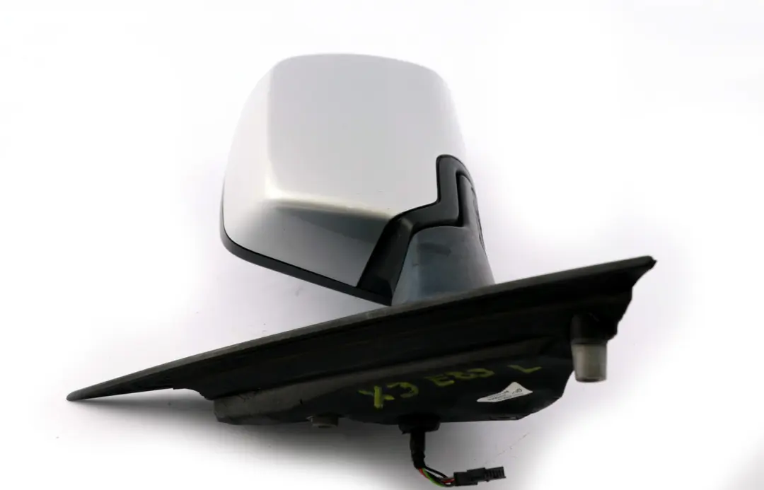 BMW X3 Series 1 E83 Heated Left Door Wing Mirror N/S Titansilber Silver 354 - SKU rhd-3448133-TS1 - Part number 3448133