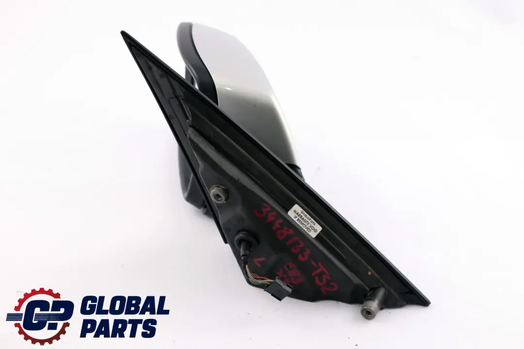 Heated Left Door Wing Mirror N/S Titansilber Silver 354 to BMW X3 Series 2 E83 with Part number 3448133 BMW X3 Series 2 E83 Heated Left Door Wing Mirror N/S Titansilber Silver 354 - SKU rhd-3448133-TS2 - Part number 3448133