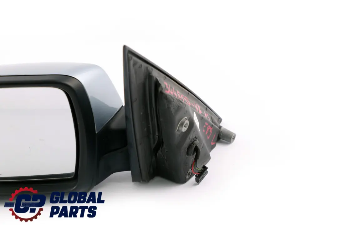 BMW X3 Series E83 Heated Left Door Wing Mirror N/S Bluewater Metallic 896 - SKU rhd-3448133-WB - Part number 3448133