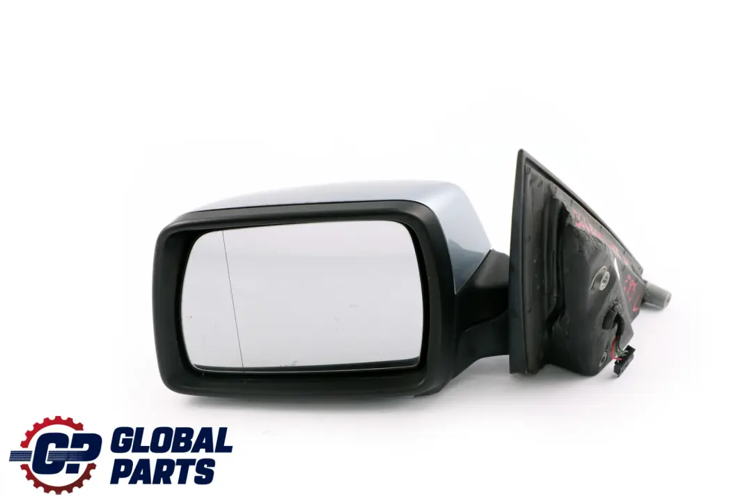 BMW X3 Series E83 Heated Left Door Wing Mirror N/S Bluewater Metallic 896 - SKU rhd-3448133-WB - Part number 3448133