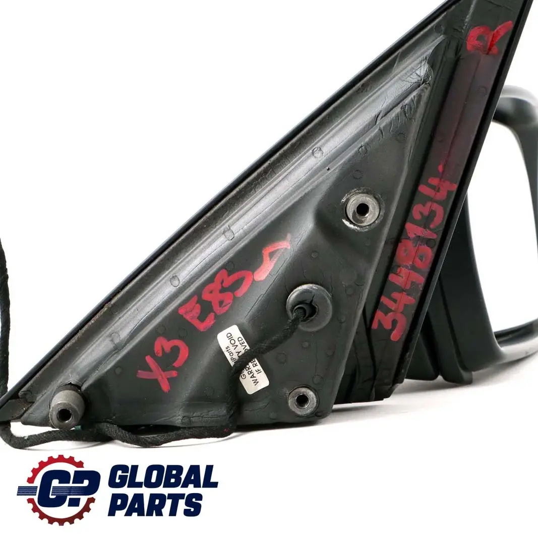 Heated Outside Right Door Wing Mirror Base O/S With Glass to BMW X3 Series E83 with Part number 3448134 BMW X3 Series E83 Heated Outside Right Door Wing Mirror Base O/S With Glass - SKU rhd-3448134 - Part number 3448134