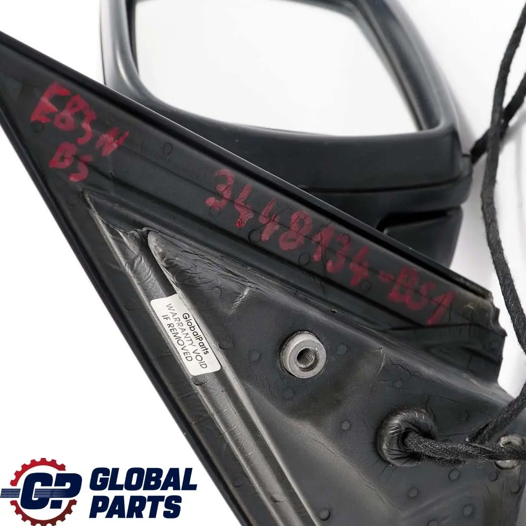 Heated Right Door Wing Mirror O/S Black Sapphire Metallic 475 to BMW X3 E83 LCI 1 with Part number 3448134 BMW X3 E83 LCI 1 Heated Right Door Wing Mirror O/S Black Sapphire Metallic 475 - SKU rhd-3448134-BS1 - Part number 3448134