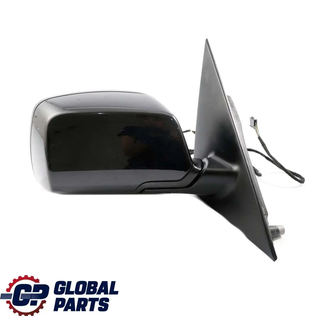 Heated Right Door Wing Mirror O/S Black Sapphire Metallic 475 to BMW X3 E83 LCI 1 with Part number 3448134 BMW X3 E83 LCI 1 Heated Right Door Wing Mirror O/S Black Sapphire Metallic 475 - SKU rhd-3448134-BS1 - Part number 3448134