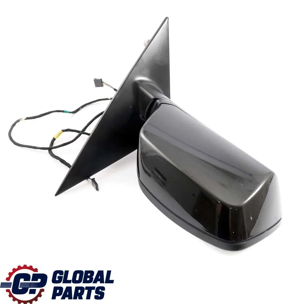 Heated Right Door Wing Mirror O/S Black Sapphire Metallic 475 to BMW X3 E83 LCI 1 with Part number 3448134 BMW X3 E83 LCI 1 Heated Right Door Wing Mirror O/S Black Sapphire Metallic 475 - SKU rhd-3448134-BS1 - Part number 3448134
