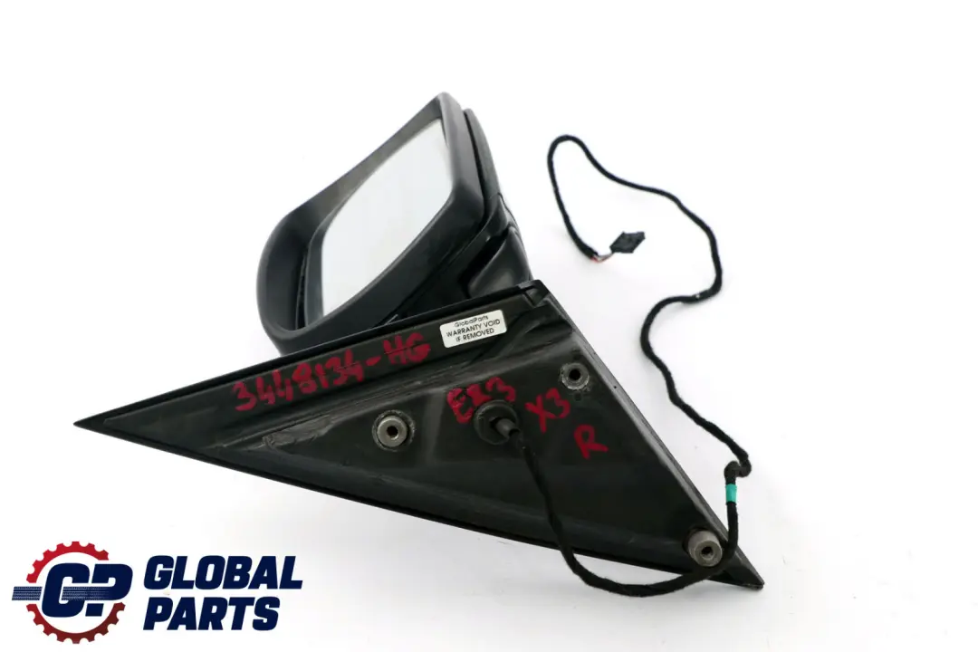 BMW X3 Series E83 Heated Right Door Wing Mirror O/S Highland Gruen Green A11 - SKU rhd-3448134-HG - Part number 3448134