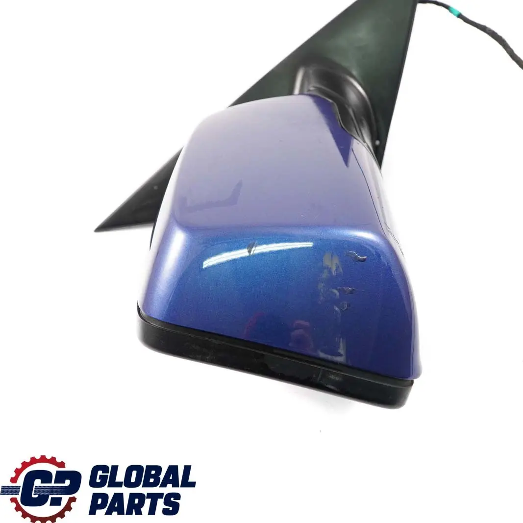 BMW X3 E83 LCI Heated Right Door Wing Mirror O/S Montegoblau Montego Blue A51 - SKU rhd-3448134-MTB - Part number 3448134