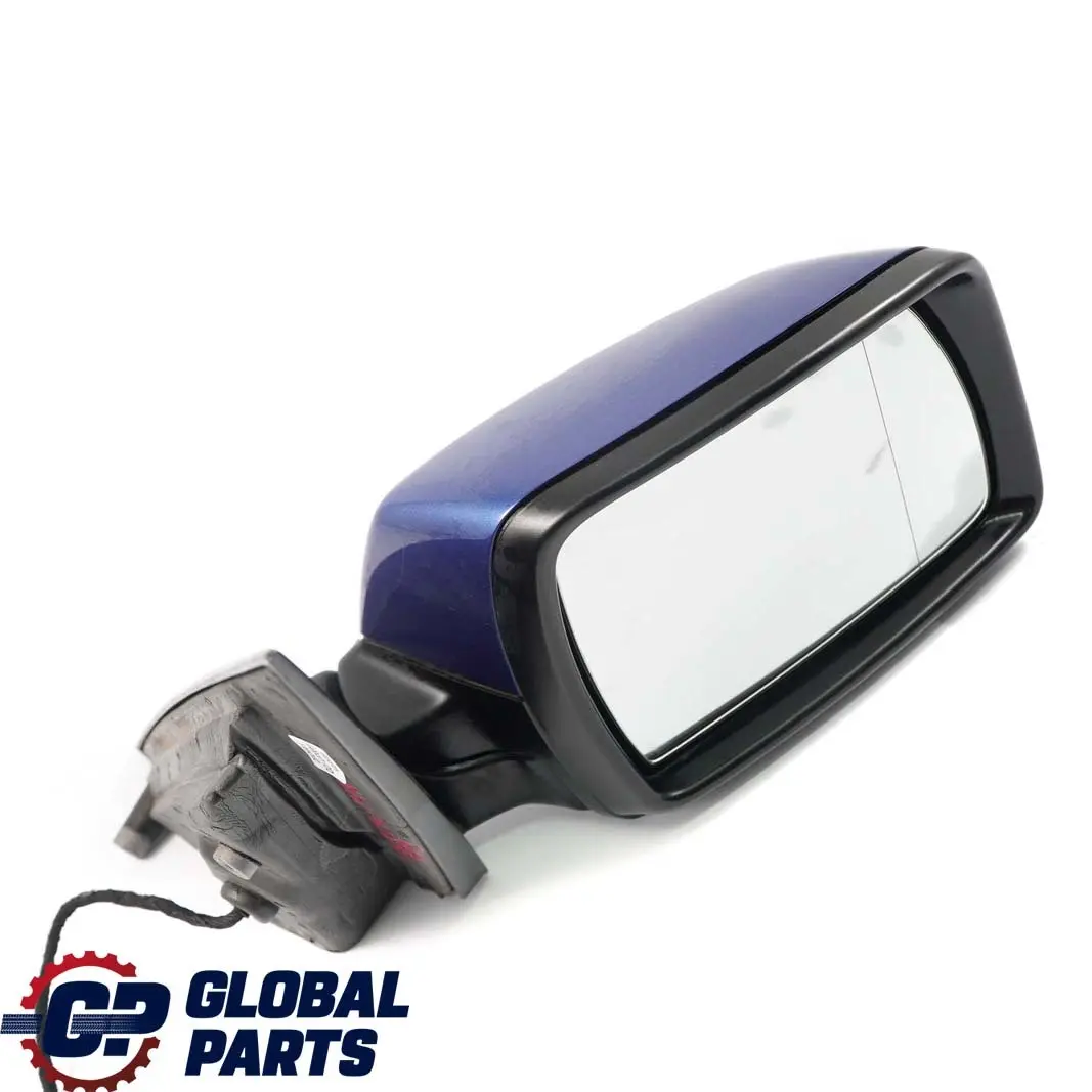 BMW X3 E83 LCI Heated Right Door Wing Mirror O/S Montegoblau Montego Blue A51 - SKU rhd-3448134-MTB - Part number 3448134