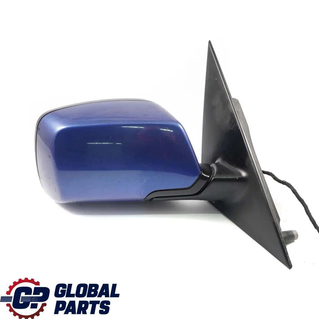 BMW X3 E83 LCI Heated Right Door Wing Mirror O/S Montegoblau Montego Blue A51 - SKU rhd-3448134-MTB - Part number 3448134