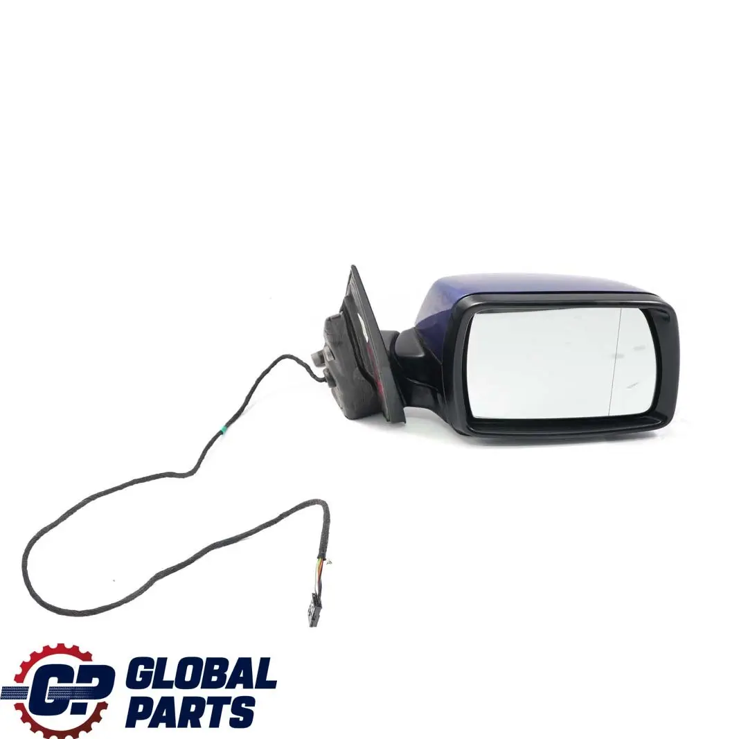 BMW X3 E83 LCI Heated Right Door Wing Mirror O/S Montegoblau Montego Blue A51 - SKU rhd-3448134-MTB - Part number 3448134